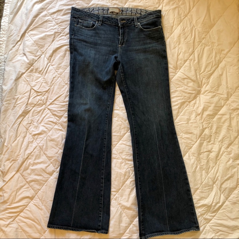 Paige Flair Legged Stretch Jeans - Robertson